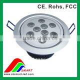 Silver Housing Dimmable 9w Led Downlight 3 Years Warranty