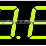 ROHS approved 2 yellowgreen digit led display/ 7 segment 2 digit led display/2 digits led display