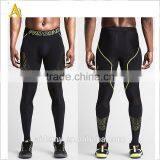 2016 Custom Athletic Sportswear Lycra Mens Compression Running Pants Tights Leggings