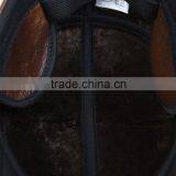 New Men's Real Cowhide Leather Vintage Sunbonnet Baseball Beret Cap Hunting Hat thumbnail-5