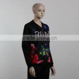 F5W20110 Women Black Bomber Jackets thumbnail-2