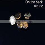 2016 Wholesale Garment Accessories Custom Bridal Crystal Beaded Neckline Sash Belts Rhinestone Applique thumbnail-4