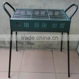 Steel Metal Type simple rectangle bbq grill