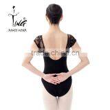 Sexy Lace 2016 Girl Ballet Leotard Wholesale Adult Color Red Artistic Gymnastics Leotards thumbnail-5