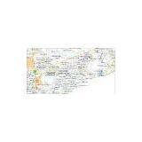 Ghana Digital Mapinfo Map ESRI Shp Format Map World GIS Mapinfo&ESRI Map