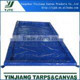 Blue 6x10m rectangle outdoor amusement swiming pool made of PVC tarpaulin