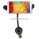 Universal Cigarette Car Mount Holder With 2 USB Port and Extra Socket For Mobile Phones thumbnail-1