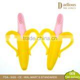 High Quality Eco-friendly Soft Silicone Banana Toothbrush