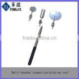 3-in-1 Telescopic Multi-headed Inspection Mirror/pick-up Tool