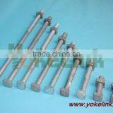 Poleline Hardware Hot Dip Galvanized Square Nut and Bolt thumbnail-1