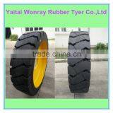 high quality 10-16.5 12-16.5 skid steer pneumatic and solid tires with rim for hot sales