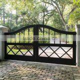 Customized Residential Wrought Iron Main Gate and Steel Fence Finals Wall Design for Homes thumbnail-4