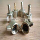 High Performance Swivel With Hose Barb Size of 1/4" ,brass Fittings for Water,brass or Iron Body With Nickle Planted thumbnail-2