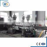 PVC Conical Twin Screw Two Stage Plastic Extruder/100-300kg/h PP PE LDPE HDPE PET Production Line thumbnail-5