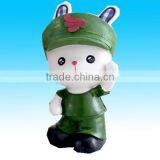 Cute Style Fashion Valentine Resin Rabbit Indoor Decoration thumbnail-2
