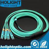 MPO to LC Om3 Trunk Fiber Optic Cable thumbnail-1