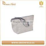 Recycle Washable Kraft Paper Zip Clutch Bag thumbnail-3