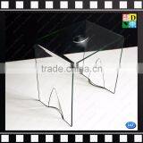 Hot Sale Bent Acrylic Coffee Table Living Room Center Table Clear End Table thumbnail-2