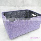 Fashion Cloth Storage Basket With Polyester Lining thumbnail-3