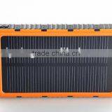 High Capacity Dual USB 20000mah Universal Solar Power Bank for Smart Phone thumbnail-4