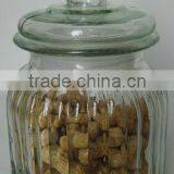 Clear Glass Jar for Canning With Direct Cover Glass Lids