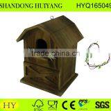 Wholesale Rustic Custom Wooden Bird House thumbnail-1