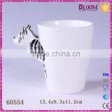3D Hand-painted Animal Cat Shape Kids Ceramic Mugs thumbnail-3