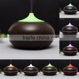 Wood grain Ultrasonic Air Humidifier 7 LED Color Changing Purifier Aroma Diffuser