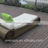 Rattan Lounger Patio Sun Bed thumbnail-1