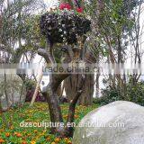 Cast Bronze Garden Metal Tree Sculpture thumbnail-1