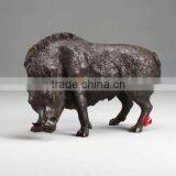 Walking Bronze Large Pig Statue thumbnail-1