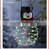 Outdoor/indoor Christmas Metal Hanging With Led Lights, Solar Lighting thumbnail-1
