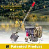 Portable Multi-function Outdoor Tactical Kit With Shovel Hoe Hammer Knife Flashlight Fire Starter thumbnail-1