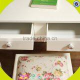 2017 New Design Wooden Girls Table and Chairs, High Quality Room Furniture Wooden Girls Table and Chairs W08G188 thumbnail-5