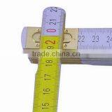 2 Meter 10 Folds Double Color German Type Beech Wooden Ruler thumbnail-2