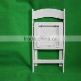 High Quality Low Price Wedding Used White Padded Resin Folding Chairs Wholesale thumbnail-3