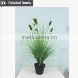 Decorative Artificial Flocking Grass Onion Grass Artificial Grass in Pot for Home and Office thumbnail-5