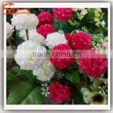 Factory Price Wholsale China Artificial Flower Decor Wedding Artificial Chinese Rose Flower Fake Decoration Flower thumbnail-2