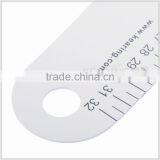 Aluminum Metric COMMA LIKE GARMENT RULER / 32cm NECK HOLE GARMENT RULER # 6132A thumbnail-4