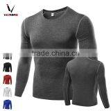 Quick Dry Long Sleeve Fitness Training Sport Wear Men t Shirt thumbnail-1