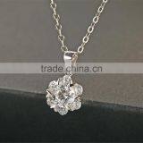 925 Sterling Silver Pendant Women Snowflake Necklace Pendant thumbnail-2