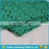 Best Selling Water Soluble 100 Polyester Emerald Green Lace Fabric for Dress thumbnail-4