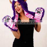 New Style Classical Carniva Dog Pattern Animal Hood Hat thumbnail-1