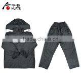 Mens Black Refelective Raincoat,waterproof Polyester Raincoat Manufacturer thumbnail-5