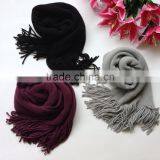 Factory Direct Sale Flat and Circle Computer Multicolor Stretch Knitted Scarf thumbnail-2