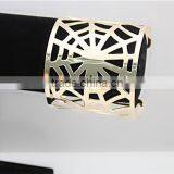 Fashion Cobweb Hollow Golden Bangles Adjustable for Women Designs thumbnail-5