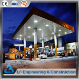 Long Span Frame Building Design Petrol Station thumbnail-5