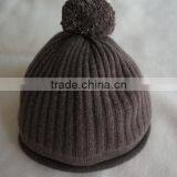 100% cashmere knitted hat ball