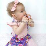 Summer Wear Clothes Little Girl Boutique Clothing Set Matching Printed Shorts 2 Piece Outfit thumbnail-2