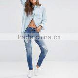 Women New Model Jeans Pent Style Jeans Manufacturers China thumbnail-4